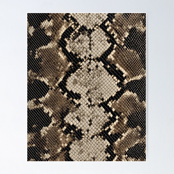 Item preview, Python Snakeskin Bold Abstract Animal Pattern  designed and sold by trajeado14.
