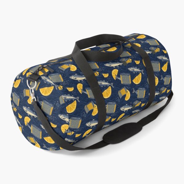 Item preview, Sparkling Sardines Vintage Lemon Cans designed and sold by MidArtForge.