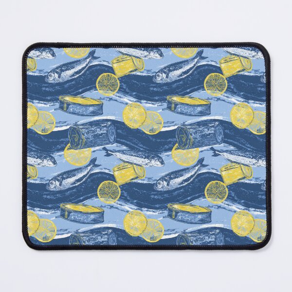 Item preview, Sparkling Sardines Vintage Lemon Cans designed and sold by MidArtForge.