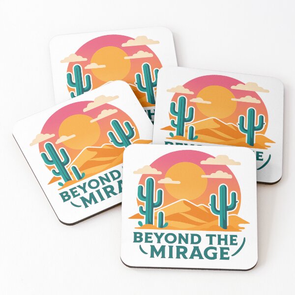 Item preview, Beyond the Mirage Desert Sunset Cactus Boho Graphic Design designed and sold by AnTartstudios.