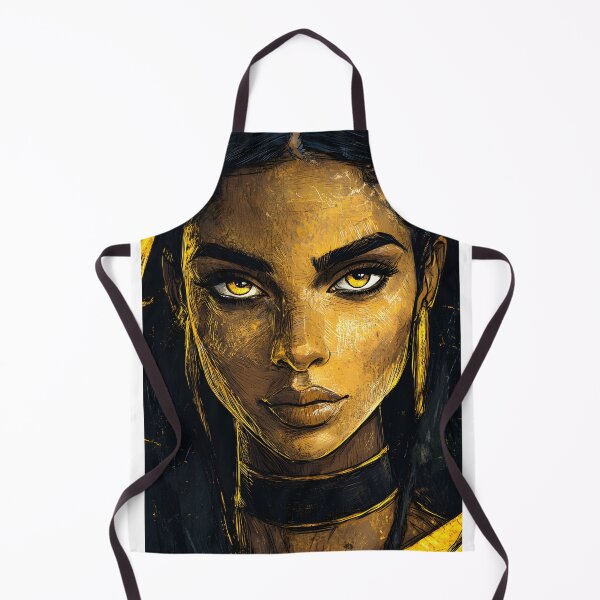 Item preview, Majestic Portrait of a Woman with Golden Accents designed and sold by Artessie.