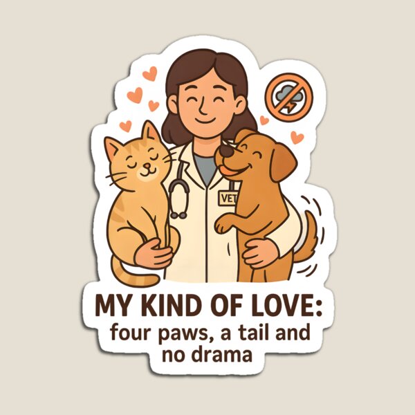 Item preview, Vet life - My Kind of Love – Vet Design with Four Paws, a Tail & No Drama designed and sold by Bettybee00.