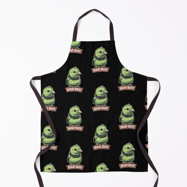 Item preview, Bad Boy Green Bird – Cute Chick with Spiked Collar designed and sold by KristinaNEL.