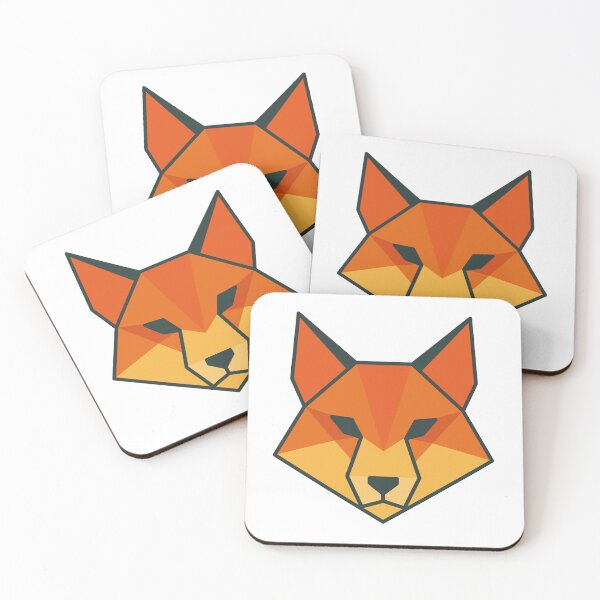 Item preview, Sleek Polygon Fox Emblem designed and sold by GraphyLab.