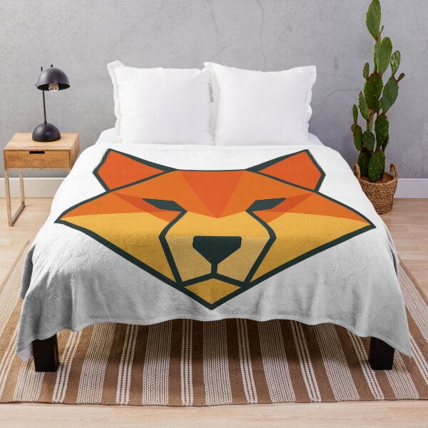 Item preview, Sleek Polygon Fox Emblem designed and sold by GraphyLab.