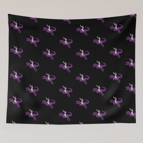 Item preview, Bearded Man Riding Purple Dinosaur – Funny Religious Dino Art designed and sold by KristinaNEL.