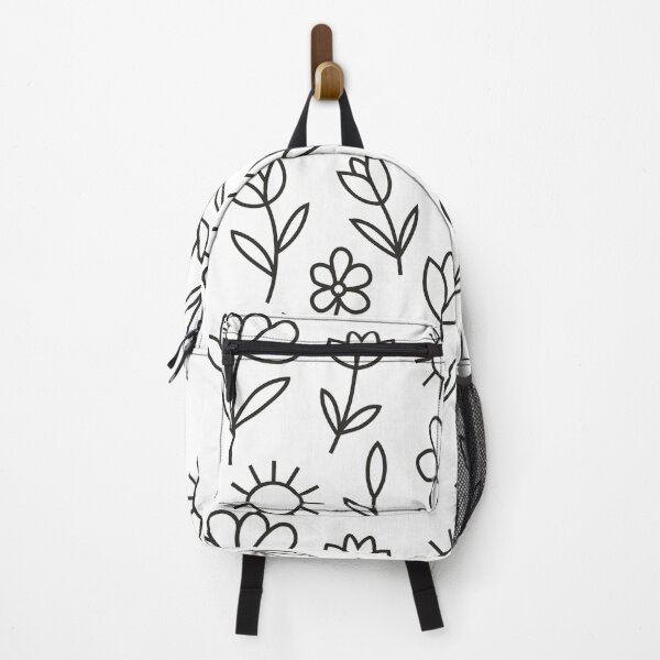 Item preview, Sunny Bloom: Playful Line Art Pattern designed and sold by GraphyLab.
