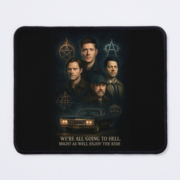 Item preview, Paranormal Brothers Art - Impala Car, Sigils & Dark Quote designed and sold by sabrinazj.