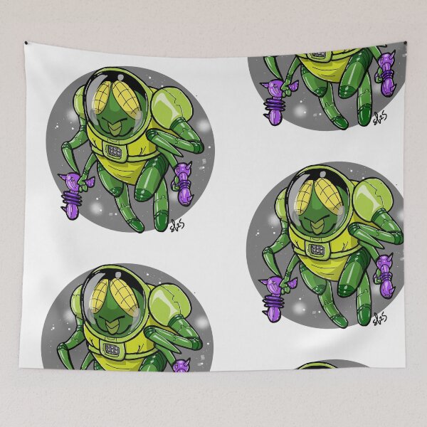 Item preview, Space bug cartoon designed and sold by Pittstop.