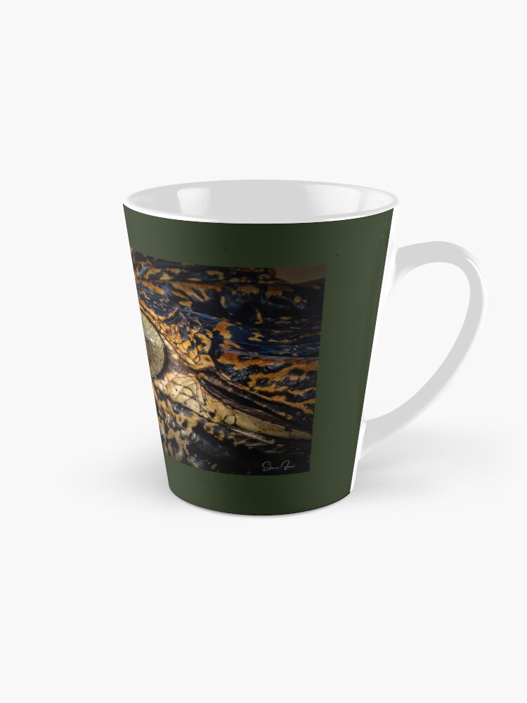 Thumbnail 1 of 4, Coffee Mug, An eye of an American alligator designed and sold by Panthermama78.