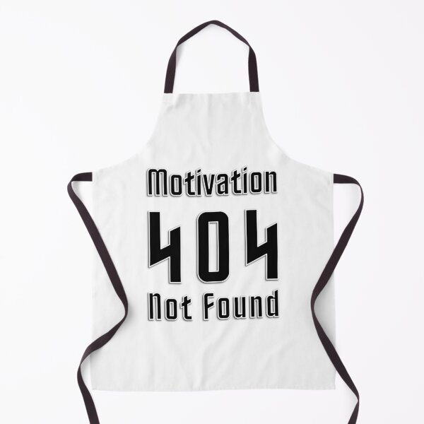 Item preview, 404 Motivation Not Found – Black on White Design designed and sold by GraphyLab.