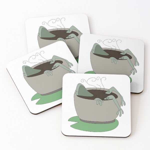 Item preview, Frog in Tea designed and sold by urlocalartfairy.