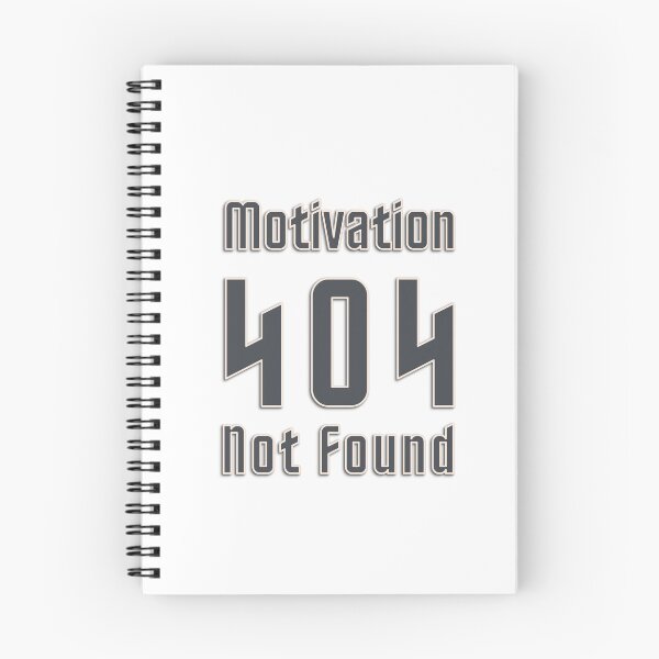 Item preview, 404 Motivation Not Found – GraphyLab Design designed and sold by GraphyLab.