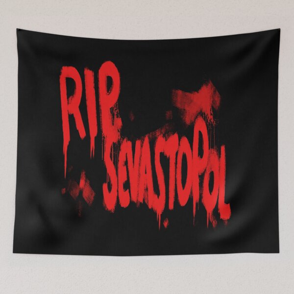 Item preview, RIP Sevastopol Graffiti v3 - Red designed and sold by ABSTRACT-IVISM.