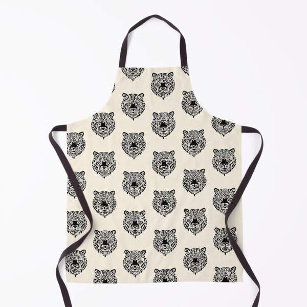 Item preview, Vintage Tiger Head Tribal Tattoo designed and sold by RetroPrints.