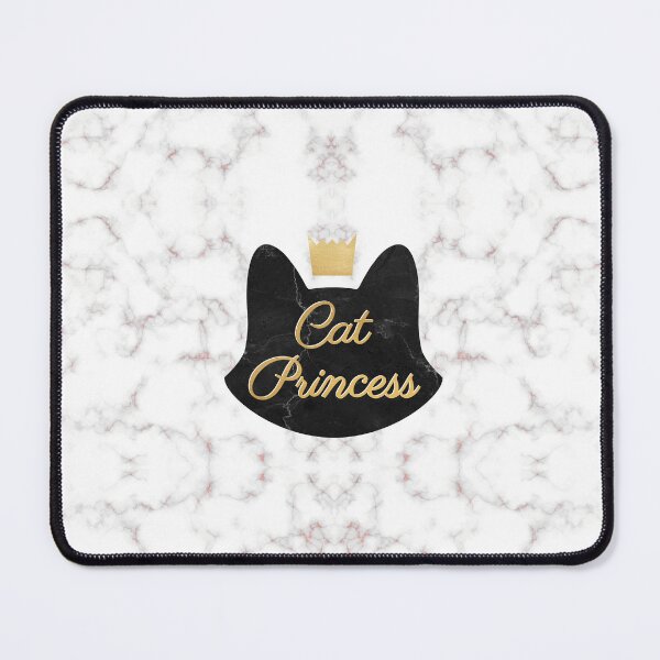 Item preview, Cat Princess Black Marble designed and sold by L'Atelier de Milu.