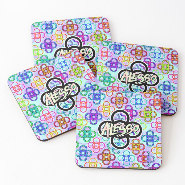 Item preview, Alesso Festival Fanart Holographic Kaleidoscope All Over Pattern designed and sold by FestDrip.