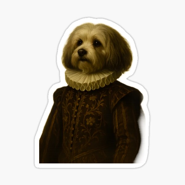 Item preview, Royal Havanese Dog in Renaissance Costume designed and sold by Uglyandcute.