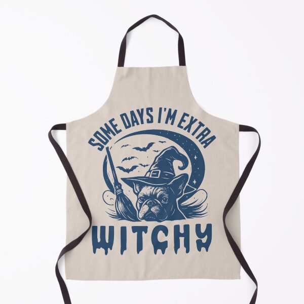 Item preview, Some Days I'm Extra Witchy – Funny French Bulldog Halloween designed and sold by Bossy Dogs Co..