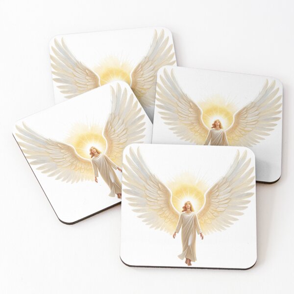 Item preview, Cross with radiant angel wings designed and sold by Lucky 777.