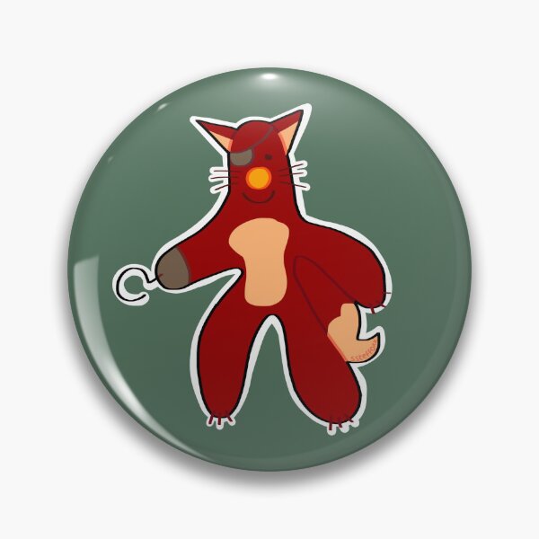 Item preview, red fox with eye patch and hand hook designed and sold by ssteffoxx.