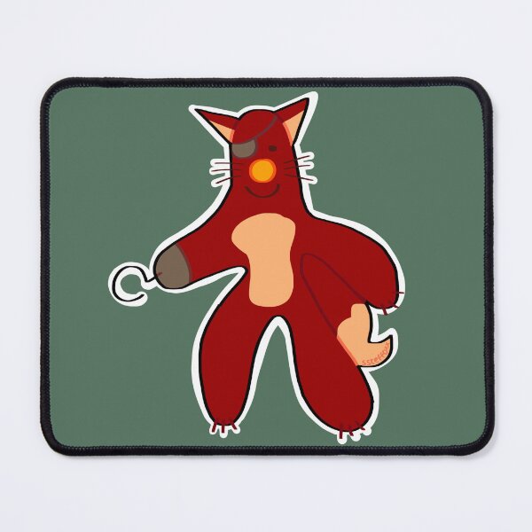 Item preview, red fox with eye patch and hand hook designed and sold by ssteffoxx.