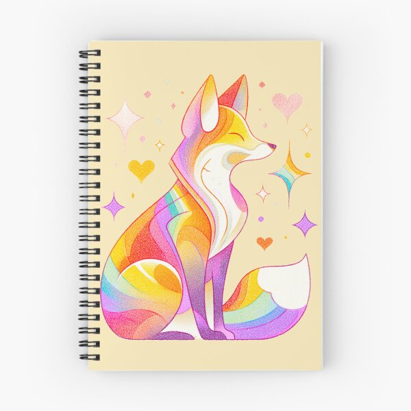Item preview, Cute Kawaii Rainbow Fox designed and sold by TankandDPS.