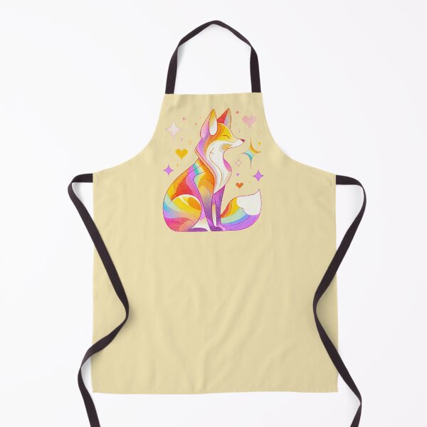 Item preview, Cute Kawaii Rainbow Fox designed and sold by TankandDPS.