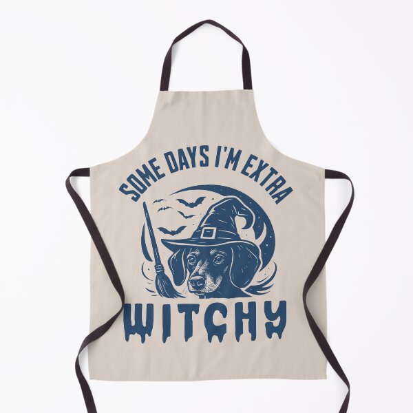 Item preview, Some Days I'm Extra Witchy – Dachshund Halloween designed and sold by Bossy Dogs Co..