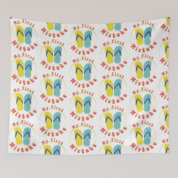 Item preview, My First Mistake – Funny Mismatched Flip-Flop Design designed and sold by ManyVersee.