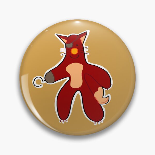 Item preview,  red fox with eye patch and hand hook designed and sold by ssteffoxx.