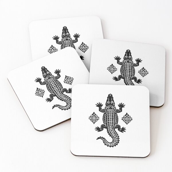 Item preview, Alligator tattoo style designed and sold by RetroPrints.