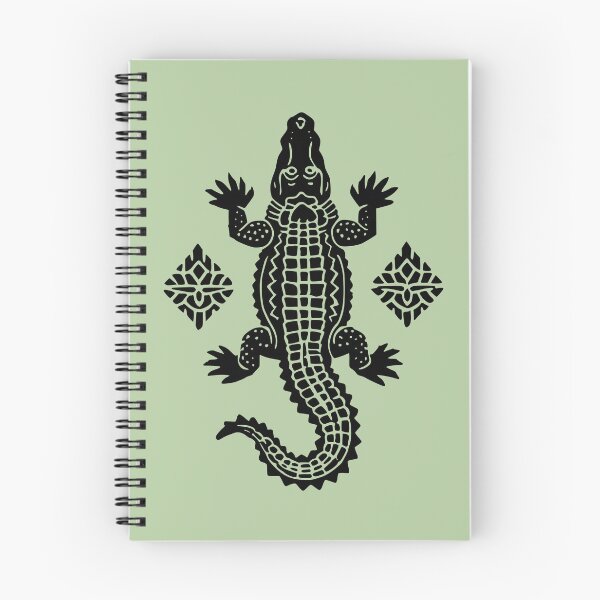 Item preview, Alligator tattoo style designed and sold by RetroPrints.
