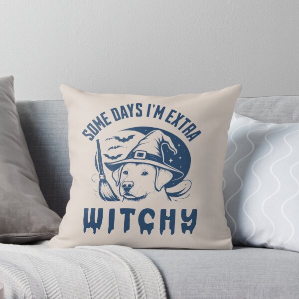 Item preview, Some Days I'm Extra Witchy – Labrador Halloween  designed and sold by Bossy Dogs Co..