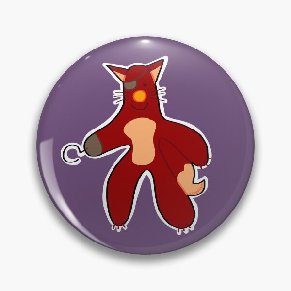 Item preview, red fox with eye patch and hand hook designed and sold by ssteffoxx.