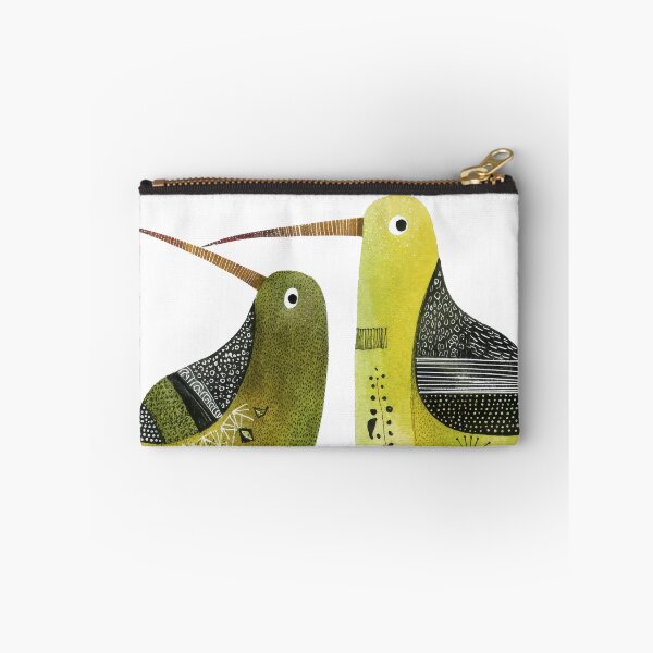 Item preview, Quirky Kiwi Bird Illustration in Green and Black designed and sold by dawnleblanc55.
