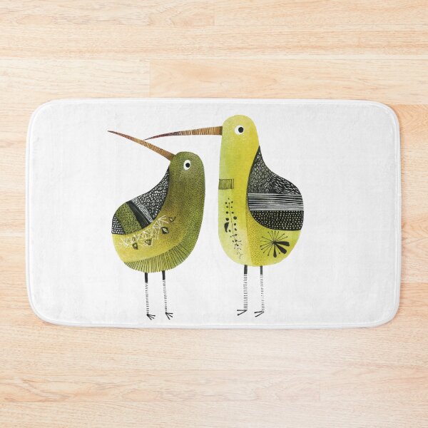 Item preview, Quirky Kiwi Bird Illustration in Green and Black designed and sold by dawnleblanc55.