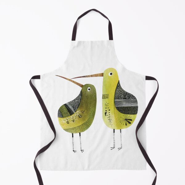 Item preview, Quirky Kiwi Bird Illustration in Green and Black designed and sold by dawnleblanc55.