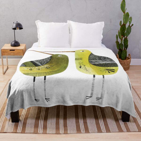 Item preview, Quirky Kiwi Bird Illustration in Green and Black designed and sold by dawnleblanc55.