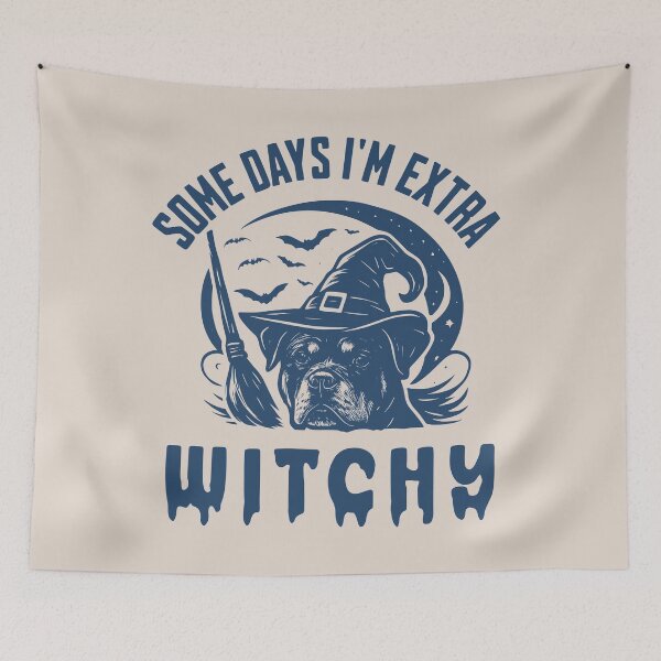 Item preview, Some Days I'm Extra Witchy – Rottweiler Halloween  designed and sold by Bossy Dogs Co..