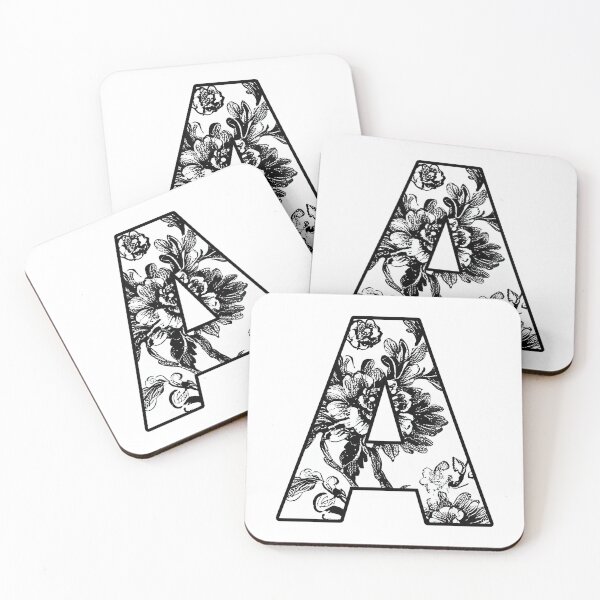 Item preview, A BLACK TOILE ALPHABET LETTER designed and sold by MNG123.