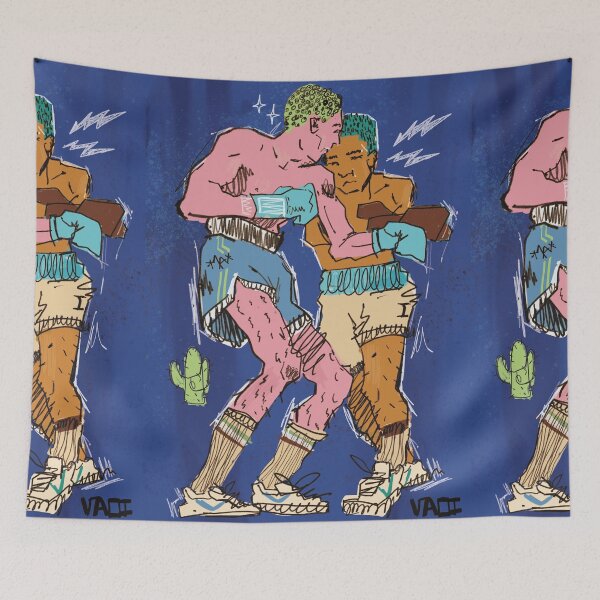 Item preview, Boxers in an aesthetic sparring fight, boxing designed and sold by CecyLL.