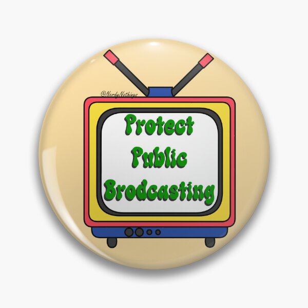 Item preview, Protect Public Broadcasting designed and sold by NerdyNothings.