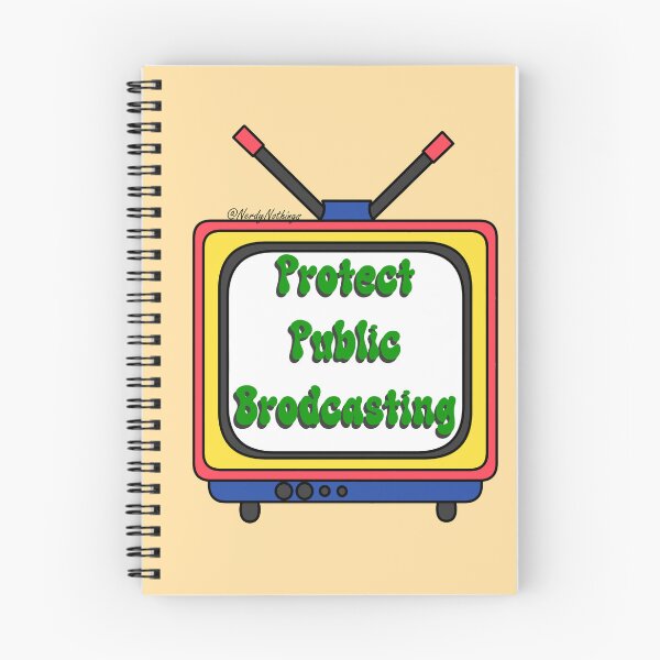 Aperçu de l'œuvre Protéger la radiodiffusion publique créée et vendue par NerdyNothings.