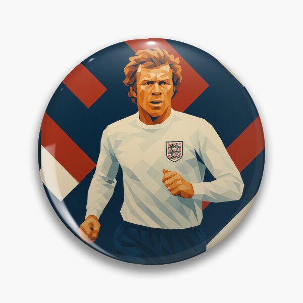 Item preview, Bobby Moore Football England Legend Vector Art designed and sold by kakarikihill.