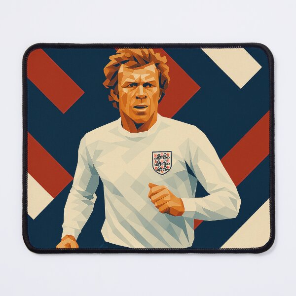 Item preview, Bobby Moore Football England Legend Vector Art designed and sold by kakarikihill.