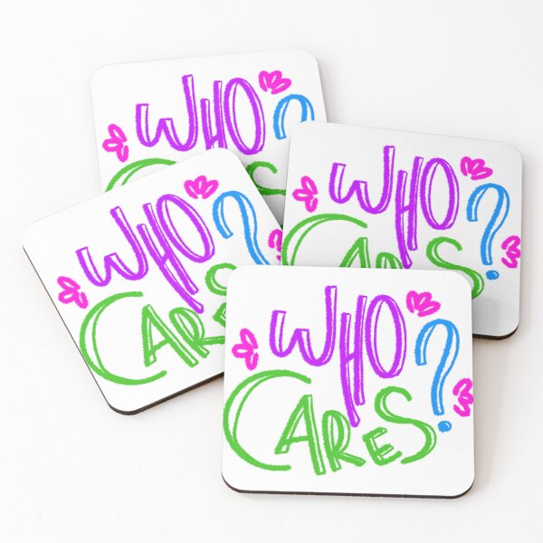 Item preview, Who Cares? designed and sold by elsanoelle.