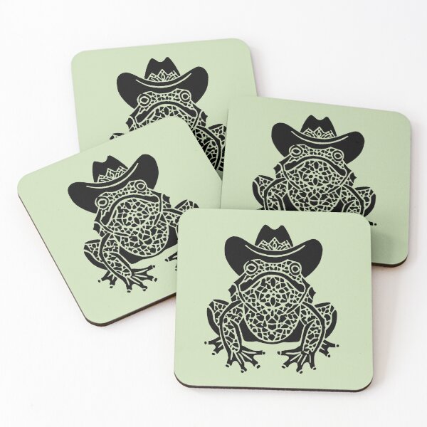 Item preview, Cowboy Frog Tribal Tattoo designed and sold by RetroPrints.
