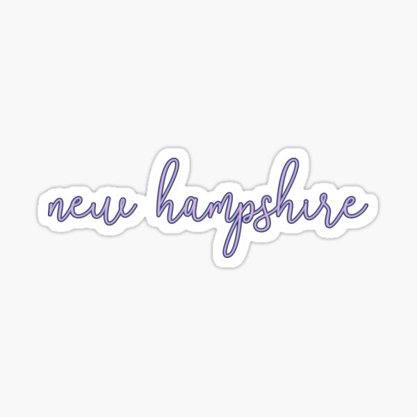 Item preview, New Hampshire purple script designed and sold by Sabrina Joelle.
