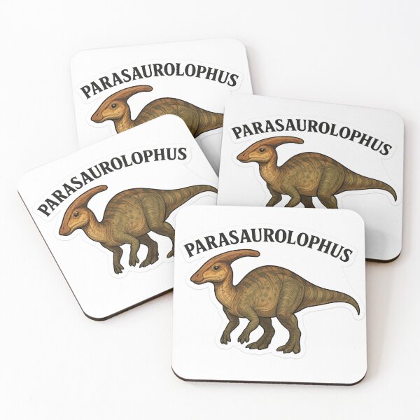 Item preview, Parasaurolophus Sticker – Marching Mesozoic Musician designed and sold by DrDoke.